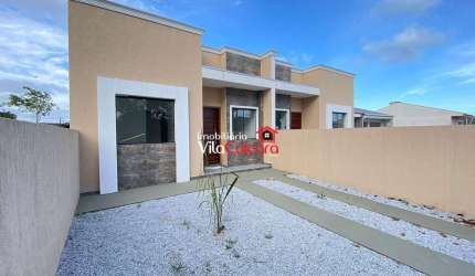 Casa nova com 3 quartos em Matinhos