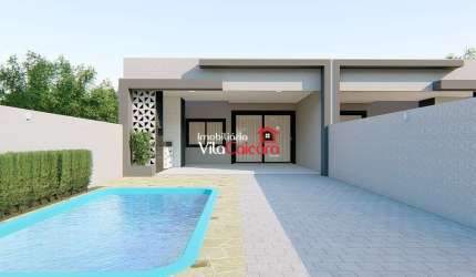 Casa nova com piscina perto do mar
