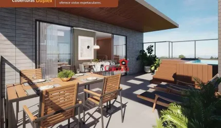 Cobertura duplex com 4 suites e piscina em Caiobá