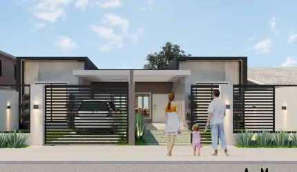 Casa com 3 quartos à venda na Rua Telêmaco Borba, 1186, Riviera, Matinhos, 86 m2 por R$ 480.000