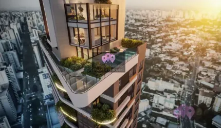 Apartamento 4 Quartos para Venda em Curitiba, Bigorrilho, 4 dormitórios, 4 suítes, 6 banheiros, 4 vagas