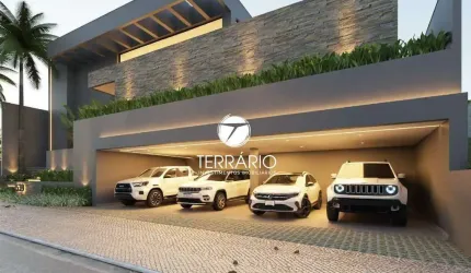 Casa à venda no Garden Residence em Varginha com piscina, 3 suítes, 4 vagas - Imóvel em construção. Condomínio Fechado.