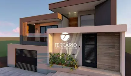 Casa à venda no Alta Villa em Varginha com piscina, churrasqueira, 4 quartos, 3 suítes e 4 vagas