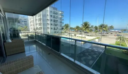 Apartamento frontal mar à venda no condomínio Beton, na Barra da Tijuca