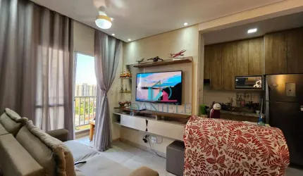 Apartamento com 2 dormitórios localizado no Edifício Residencial Jequitibás.