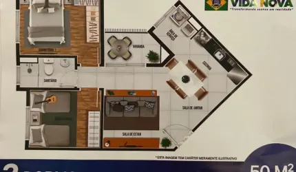 Vendo cota de apartamento - Residencial Recanto da Iracema gp19 - Taboão da Serra