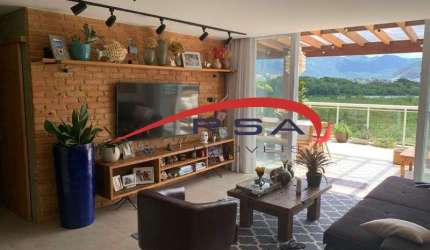 Cobertura de luxo no Recreio dos Bandeirantes: 3 quartos, 3 suítes, 2 salas, 4 banheiros, 2 vagas, 180m² - Rio de Janeiro-RJ.