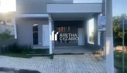 Casa Térrea com 03 dormitórios sendo uma suíte - 102m² - Condomínio Residencial Recanto Tropical - Taubaté - SP