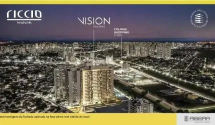 Lançamento ao lado do Shopping Colinas - Vision 59m2 - 1 dormitório