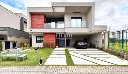 Excelente Sobrado com 380 m² com Piscina, Cond. Jardim do Golfe 3 -  5 Dorms (4 SUÍTES) - Pronto para Morar!