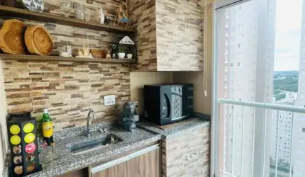 Splendor Garden apartamento com 75m 2 dormitórios,  varanda gourmet - mobiliado!!