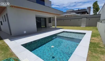 Sobrado novo com 3 suítes, área gourmet e churrasqueira