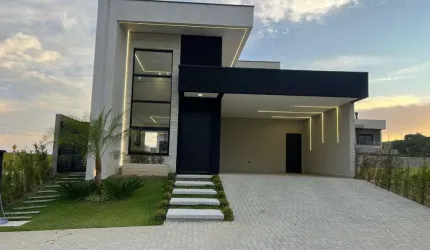 Casa térrea à venda, 3 suites, piscina e area gourmet - Terras Alpha em Urbanova em São José Dos Campos,SP