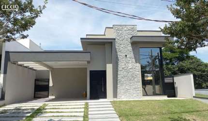 Casa terrea no condominio Terras do Vale  com 3 suites