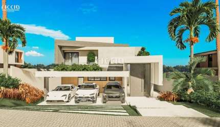 Excelente Sobrado na Planta Condomínio Alphaville 2, 4 SUÍTES, 450 m² de A.C e 517,50 m² de Terreno