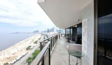 Vendo apartamento Exclusivo de 270m² na Avenida Atlântica, Leme – Frente para o Mar!