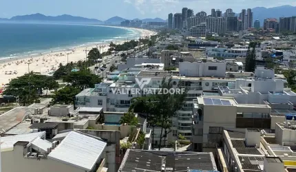 Apartamento à venda na Avenida do Pepê, Barra da Tijuca, Rio de Janeiro – 1 quarto, mobiliado, vista mar, condomínio Barra Beach
