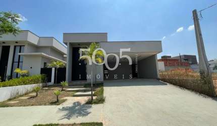 Casa para locação no condomínio Central Parque em Salto, com 3 suítes e 2 vagas de garagem com 160m²de área construída em um terreno de 300m²