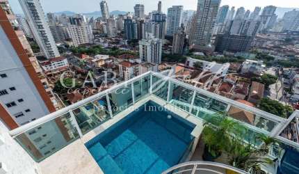 Cobertura com 4 quartos à venda no Embaré, Santos , 330 m2 por R$ 7.450.000