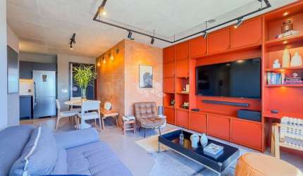 Apartamento mobiliado, 69m², 2 quartos com 2 vagas de garagem no bairro Petrópolis.