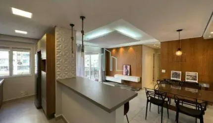 Apartamento Mobiliado 76m, 2 dormitórios p/ alugar, R$ 6.450, Alphaville/SP