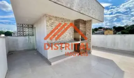 Cobertura a venda, 2 quartos, 1 Banho, 2 vagas, Bairro Santa Amélia