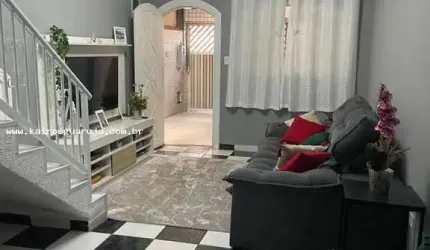 Sobrado para Venda em Guarujá, Sítio Paecara (Vicente de Carvalho), 3 dormitórios, 3 banheiros, 2 vagas