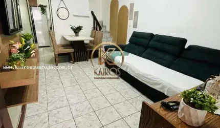 Sobrado para Venda em Guarujá, Jardim Alvorada (Vicente de Carvalho), 2 dormitórios, 2 banheiros, 1 vaga