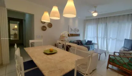 Apartamento para Locação em Guarujá, Loteamento João Batista Julião, 3 dormitórios, 2 banheiros, 1 vaga