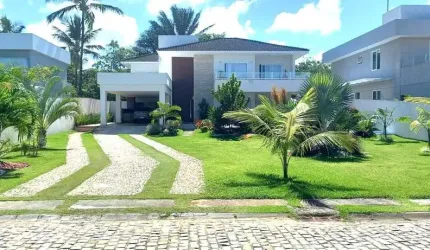 Casa em Condomínio para Venda em Camaçari, Busca Vida (Abrantes), 4 dormitórios, 4 suítes, 6 banheiros, 2 vagas
