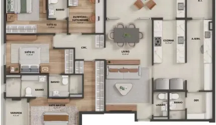 Apartamento em Jardim da Penha - Vitória ES