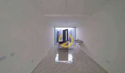 Sobrado novo à venda no Bosque da Saúde - 126m² - 3 dormitórios (1 suíte) - cozinha com ilha - quintal com churrasqueira - 2 vagas