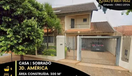 Casa à venda na Rua Júlio Mesquita, 446, Jardim América, Maringá, 300 m2 por R$ 1.200.000