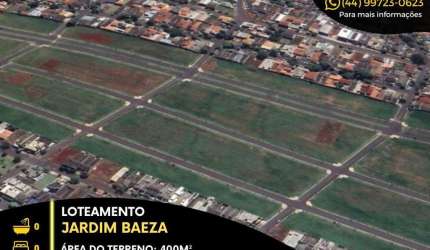 TERRENO À VENDA NO LOTEAMENTO JARDIM BAEZA EM MARINGÁ-PR!