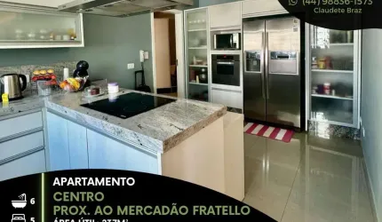 Lindíssimo apartamento de alto padrão disponível para venda no centro de Maringá