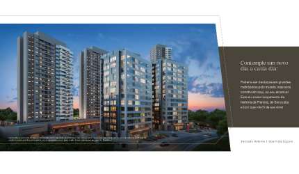 Boa Vista Square - Sorocaba em frente à Prefeitura - Stúdio, 1 dormitório com suíte e 2 dormitórios com 1 ou 2 suítes dormitórios