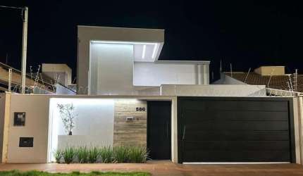 Casa para Venda em Campo Grande, Jardim das Nações, 3 dormitórios, 1 suíte, 2 banheiros, 2 vagas