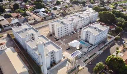 Apartamento para Venda em Campo Grande, Monte Castelo, 2 dormitórios, 1 banheiro, 1 vaga
