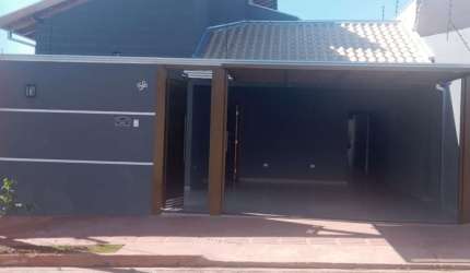 Casa para Venda em Campo Grande, Loteamento Costa Verde, 3 dormitórios, 1 suíte, 3 banheiros, 2 vagas