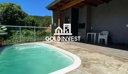 Casa com 2 quartos e piscina no bairro Dom Joaquim