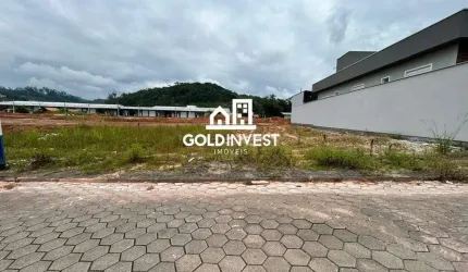 Terreno plano e documentado no bairro Guabiruba Sul