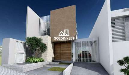 Casa de alto padrão com 3 quartos, sendo 1 suíte, localizada no bairro Guabiruba Sul em Guabiruba