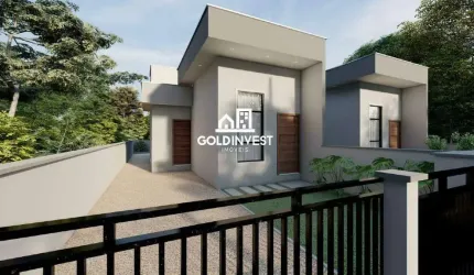 Casa passagem lateral com 2 quartos no bairro Lageado Baixo (Entrega setembro 2025)