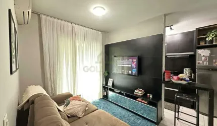 Apartamento com 1 suíte mais 1 quarto em Home Club