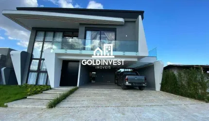 Casa Alto padrão 100% mobiliada em condomínio fechado na Azambuja-Brusque!!