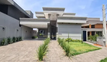 Casa em Condomínio para Venda em São José do Rio Preto, Residencial Gaivota II, 3 dormitórios, 3 suítes, 5 banheiros, 2 vagas