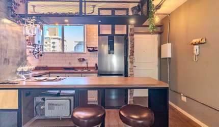 Loft com 1 quarto para alugar na Rua Miguel Tostes, 830, Rio Branco, Porto Alegre por R$ 3.500