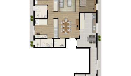 Aparecida de frente 2 suites , sala 3 ambientes com varanda mobiliavel , 2 garagens e lazer