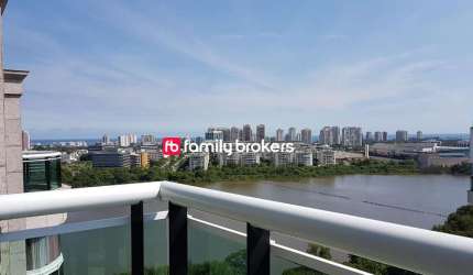 BARRA DA TIJUCA: COBERTURA DUPLEX DE 4 QUARTOS E 3 VAGAS À VENDA NO PENÍNSULA