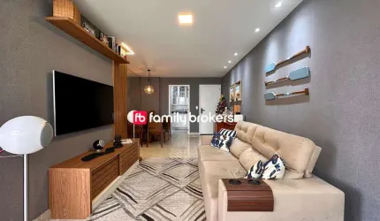 APARTAMENTO TOTALMENTE REFORMADO E MODERNIZADO DE 90M² | 3 QUARTOS - RECREIO.